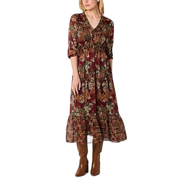 FRYE AND CO. Dresses & Skirts - Frye and Co. Womens Empire Waist Dress in Original Combo Size M